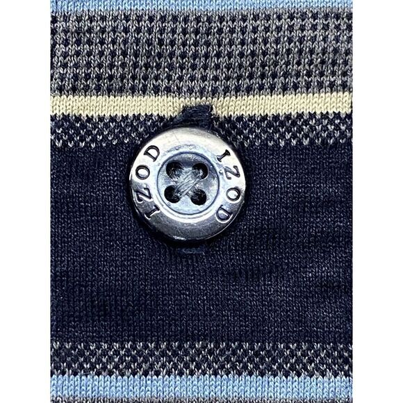 Izod‎ Golf Polo Shirt LARGE COOL FX Windowpane Striped Casual Dress LOT OF TWO - Picture 16 of 16